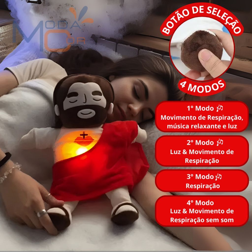 Boneco Menino Jesus Que Respira