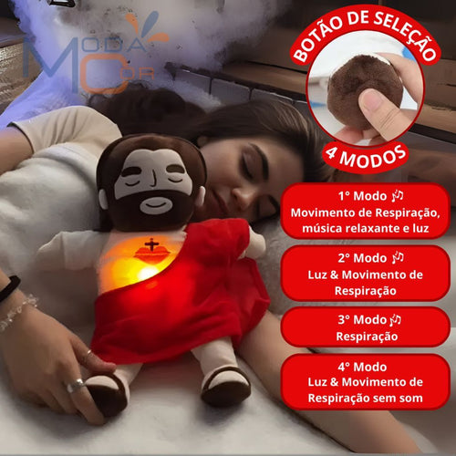Boneco Menino Jesus Que Respira